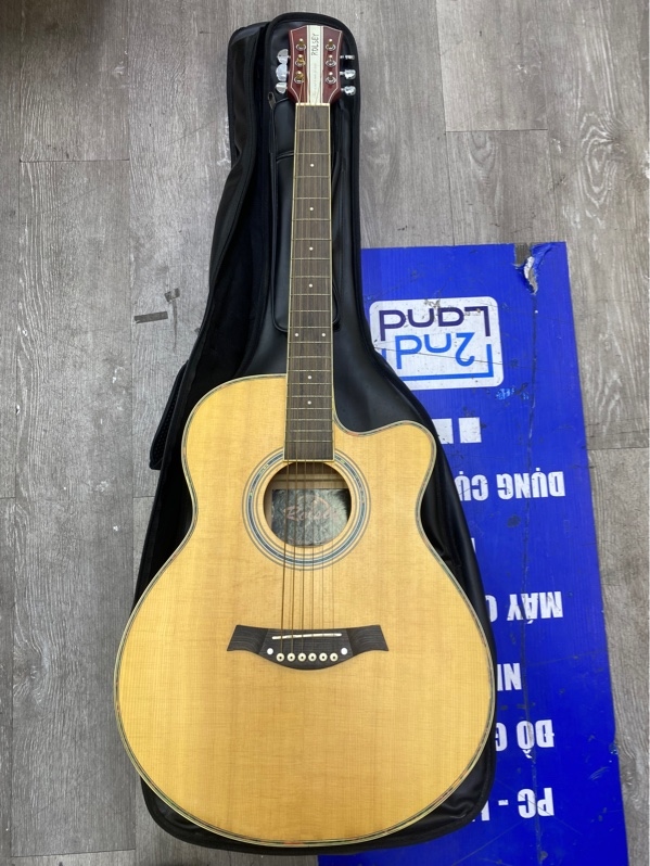 Đàn guitar Rolsey - Màu đỏ nâu - Ngoại hình 98% - Kèm túi