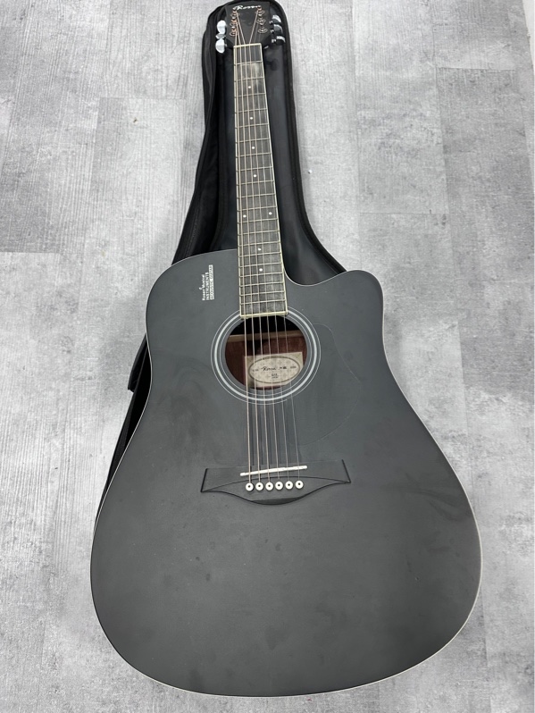 Đàn Guitar Rosen G11 - Màu đen - Ngoại hình 97% - Trầy, sét, cấn - Kèm túi