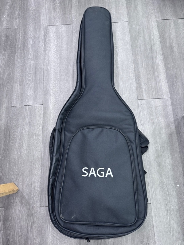 Đàn guitar Saga Dazzles SMF1314HSB - Màu be - Ngoại hình 98% - Kèm 1 bao đàn, 1 dây đeo, 1 dây 6.5mm