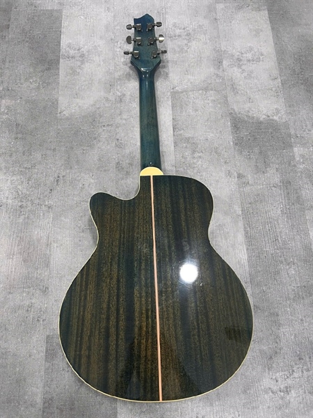 Đàn Guitar Smiger M-F05 - Màu nâu xanh - Ngoại hình 97% - ốc rỉ nhẹ , chốt giữ dây lệch , dễ bung - Kèm túi 1