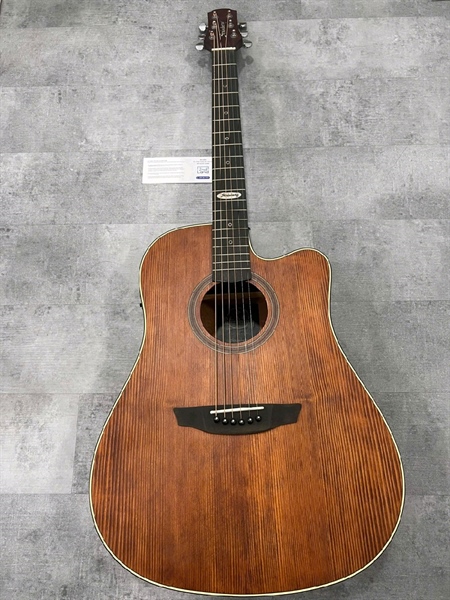 Đàn Guitar Strinberg SD200C SMS - Có EQ - Màu nâu - Ngoại hình 97% - Nút tuner bị lờn, dây sét nhẹ - Kèm túi