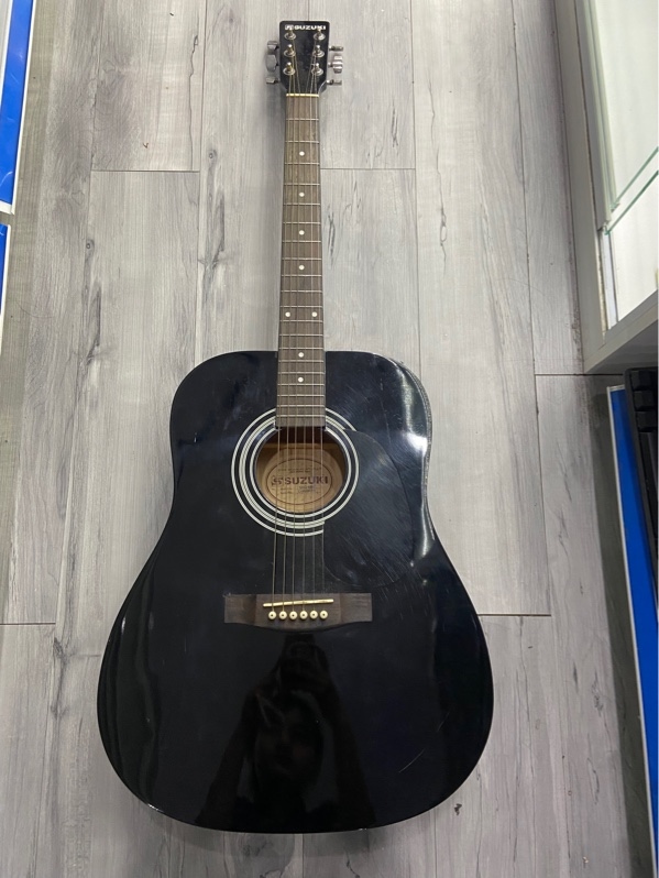 Đàn Guitar Suzuki SDG-6BK - Màu đen - Ngoại hình: 97% - Xước dăm - Kèm túi