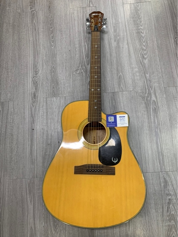Đàn guitar talent - te-401 - Màu nâu - Ngoại hình: 97% - Cấn trầy - Kèm túi
