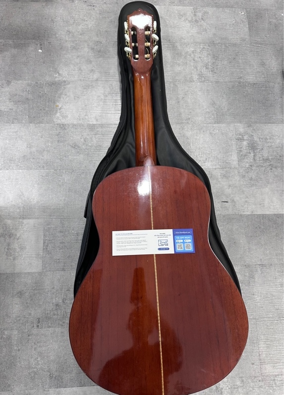 Đàn Guitar Tập chơi - Màu nâu - Ngoại hình 97% - Dây hơi tưa gốc - Kèm túi