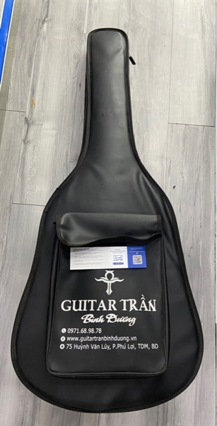 Đàn Guitar Trần Bình Dương Custom Nu Maple NM-05 - Màu nâu - Ngoại hình: 97% - Nứt nhẹ giữ thùng đàn - Kèm túi