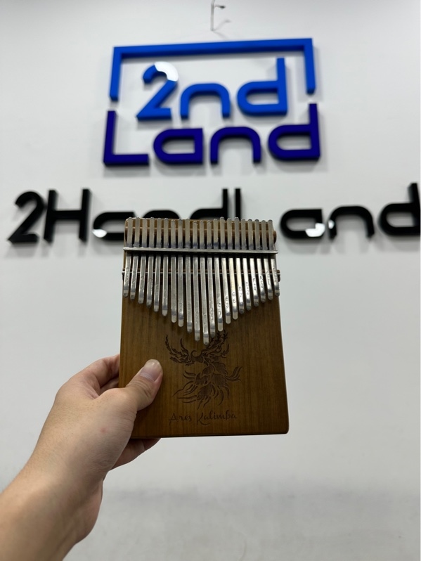 Đàn Kalimba 21 Phím Ares Phoenix A21W - Màu nâu - Ngoại hình 97% - Kèm box + Túi đựng