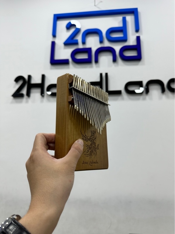 Đàn Kalimba 21 Phím Ares Phoenix A21W - Màu nâu - Ngoại hình 97% - Kèm box + Túi đựng