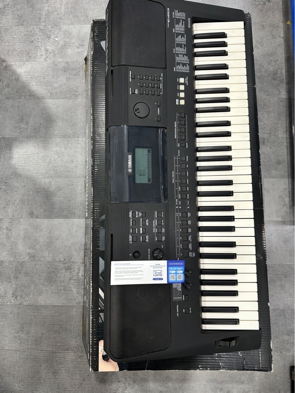 Đàn Organ Yamaha PSR-E453 - Màu đen - Ngoại hình 97% - Kèm chân đứng + Box + Nguồn