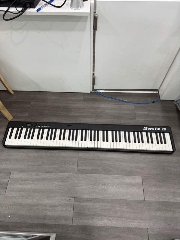 Đàn Piano điện gấp gọn Bora - Model BX-20 - Màu đen - Ngoại hình 98% - Kèm túi , pedals