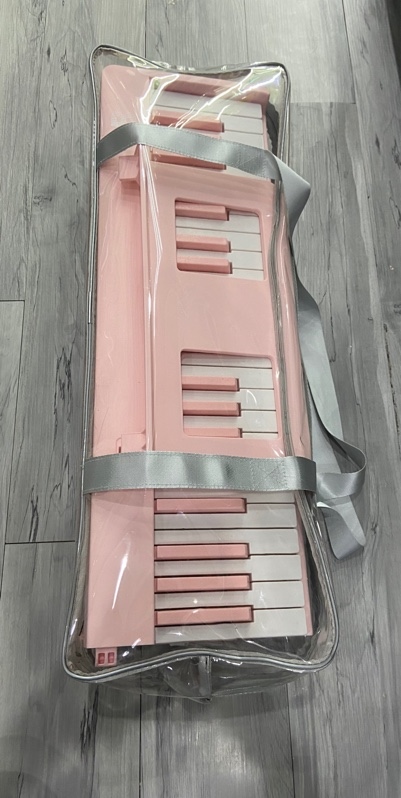 Đàn Piano gấp gọn Bora BX-20 PRO - Màu hồng - Ngoại hình: 98% - Kèm chân, pedal, nguồn, giá đỡ bản nhạc, túi