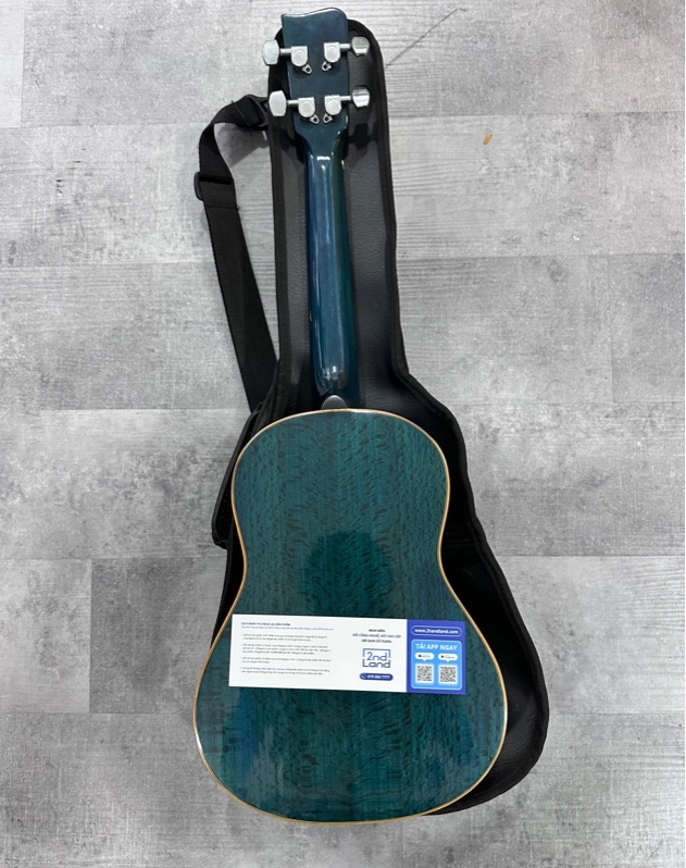 Đàn Ukulele Concert 24 Inch R-STMG-23 - Màu xanh ngọc - Ngoại hình 98% - Kèm túi