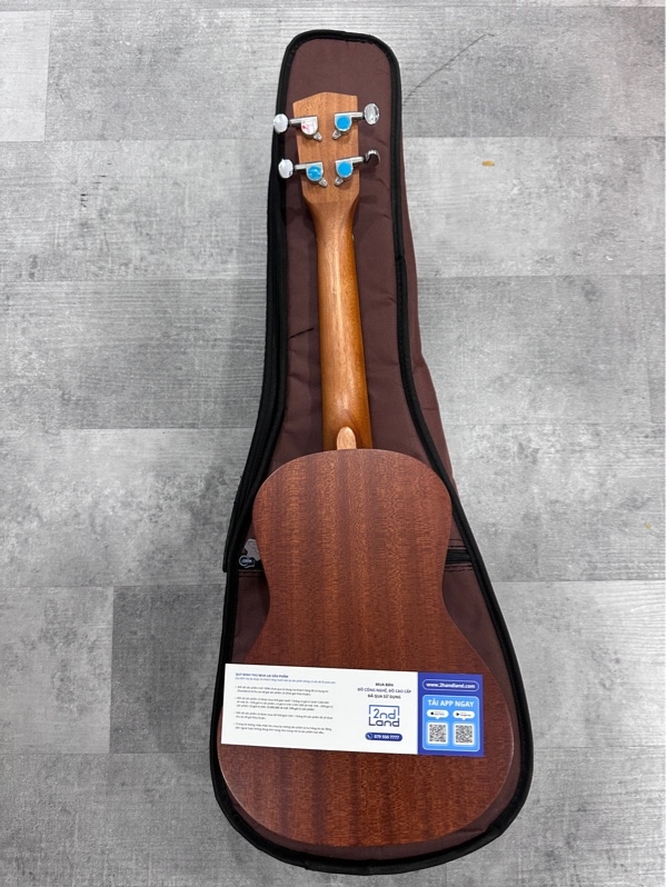 Đàn Ukulele Concert 24 Inch Woodstock - Màu nâu vàng - Ngoại hình 98% - Kèm túi
