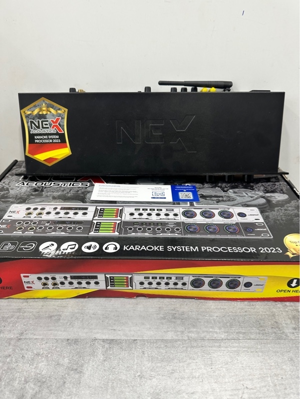 Đầu Vang Cơ Karaoke Nex FX60 plus - Màu đen - Ngoại hình 98% - Fullbox