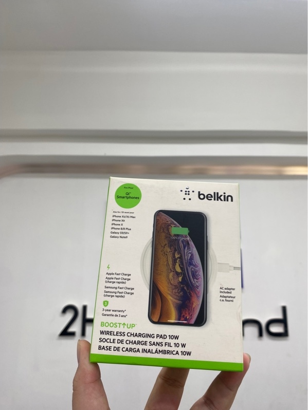 Đế sạc không dây Belkin BOOSTUP 10W - Màu trắng - NewSeal
