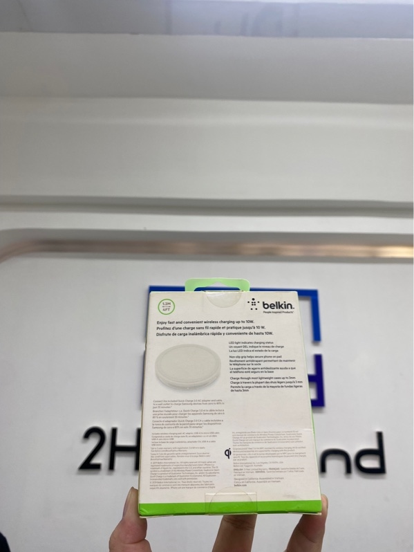 Đế sạc không dây Belkin BOOSTUP 10W - Màu trắng - NewSeal