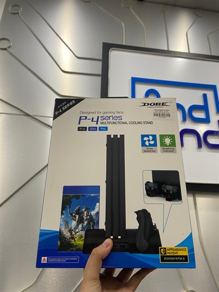 Đế tản nhiệt Dobe Cho PS4 Slim và Pro - Màu đen - Ngoại hình: 98% - FullBox