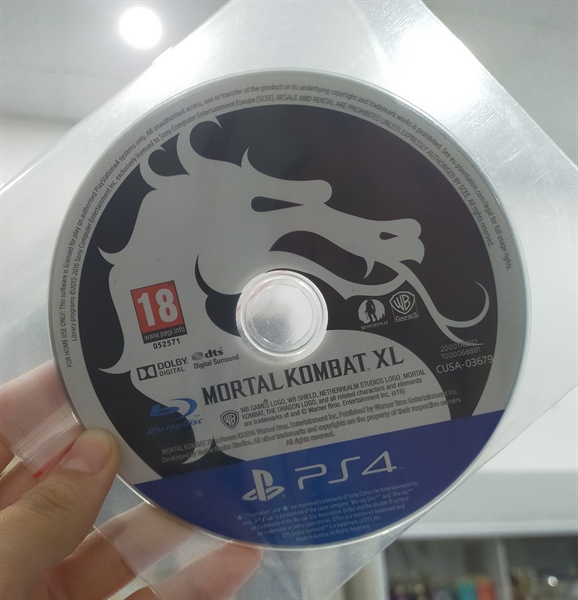 Đĩa Game PS4 - MORTAL KOMBAT XL - 99%
