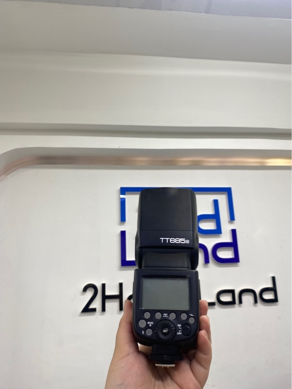 Đèn flash Godox TT685N - Màu đen - Ngoại hình 98% - Kèm túi