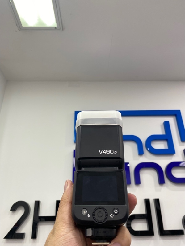 Đèn Flash Godox V480C For Canon - Màu đen - Ngoại hình: 98% - Kèm túi