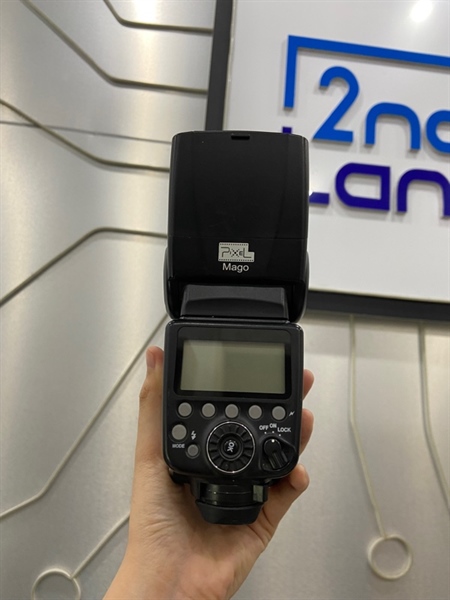 Đèn Flash máy ảnh Pixel TTL Mage For Canon EOS - Màu đen - Ngoại hình: 98% - Body