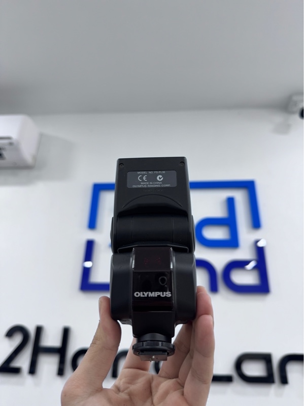 Đèn Flash Olympus FL-36 - Màu đen - Ngoại hình 98% - Body
