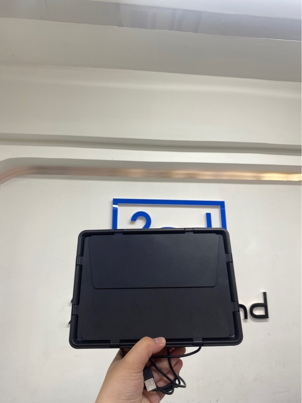 Đèn Led Square Fill Light 10inch flat Lamp - Màu đen - Ngoại hình 98% - Kèm chân kẹp bàn, box