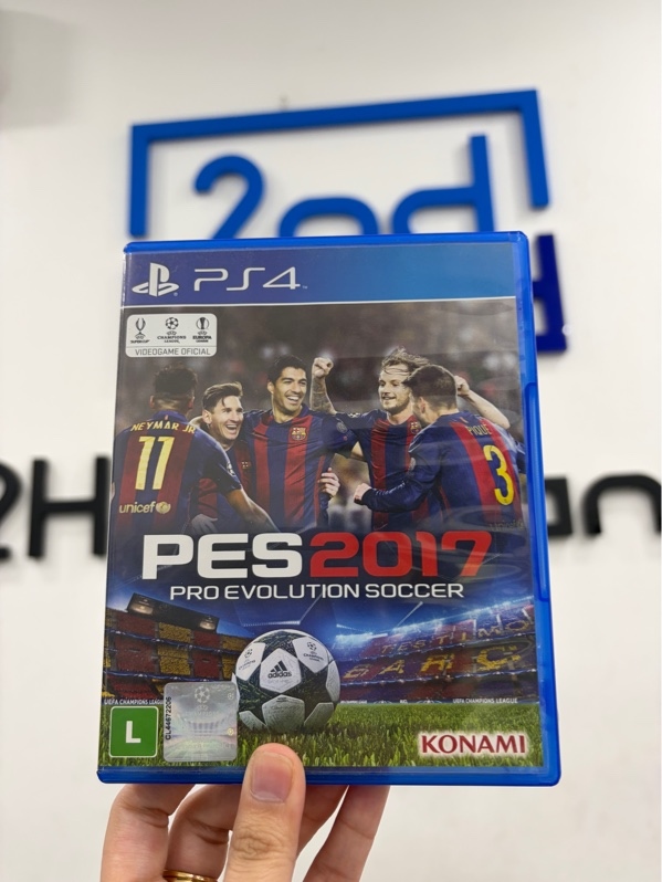 Đĩa chơi game PS4 - Pes 2017 - Ngoại hình 97% - Xước vỏ - Kèm box