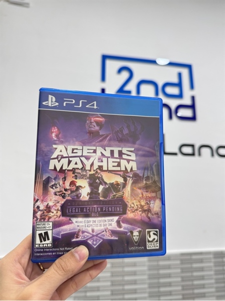 Đĩa game PS4 Agents Mayhem - Box