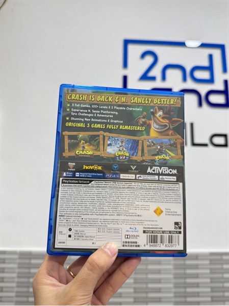 Đĩa game PS4 Crash Ban Dicoot N Sane Trilogy - Box 2