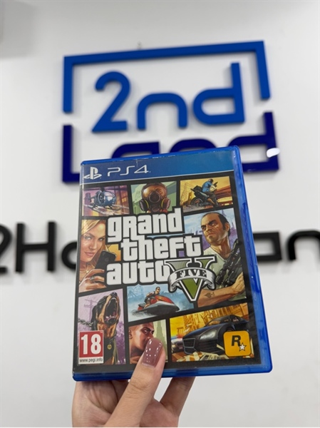 Đĩa game PS4 - Grand Theft Auto V - Box - Đĩa xước
