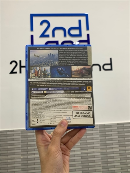 Đĩa game PS4 GTA - Box, kèm map 2