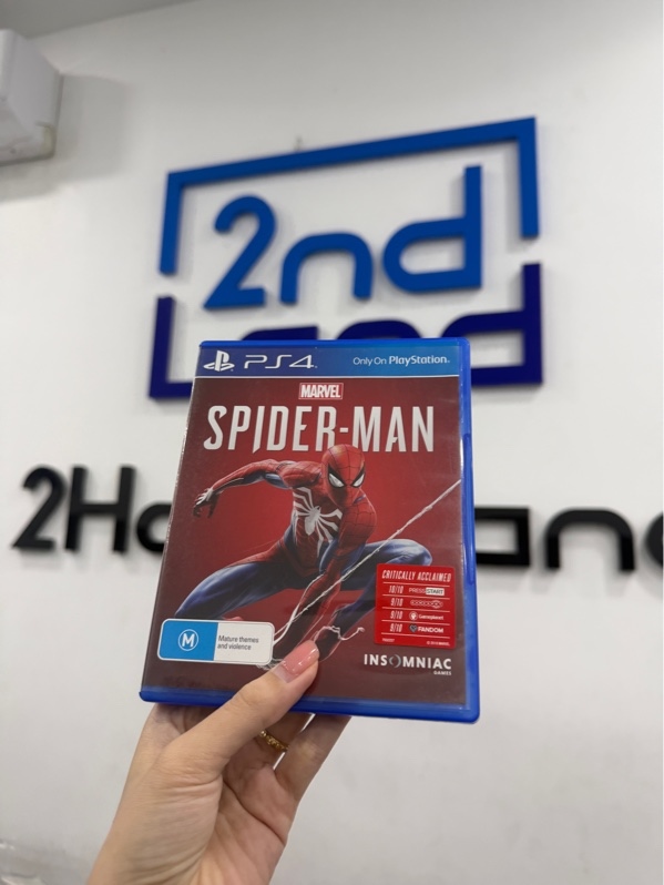 Đĩa game PS4 -Marvel's Spider-Man - xước nhẹ - Kèm box