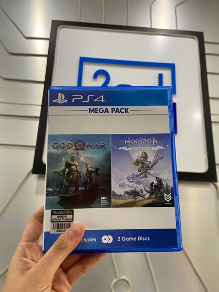 Đĩa Game PS4 - Mega Pack God Of War + Horizon Zero Complete Edition