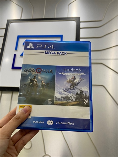 Đĩa Game PS4 - Mega Pack God Of War + Horizon Zero Dawn - Kèm Box