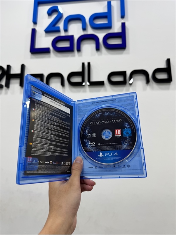 Đĩa game PS4 - Middle-earth Shadow Of War - Kèm box