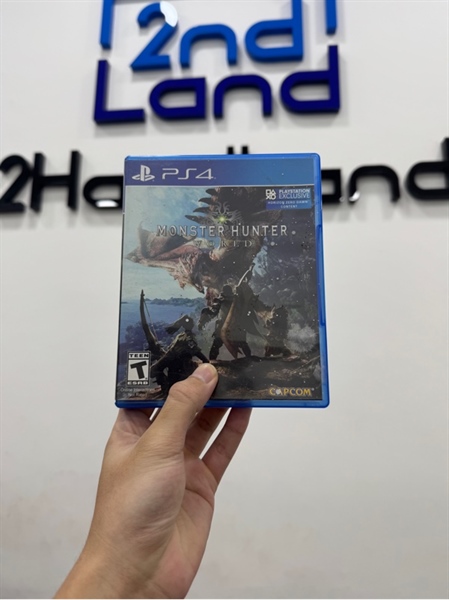 Đĩa game PS4 - Monster Hunter World - Kèm box