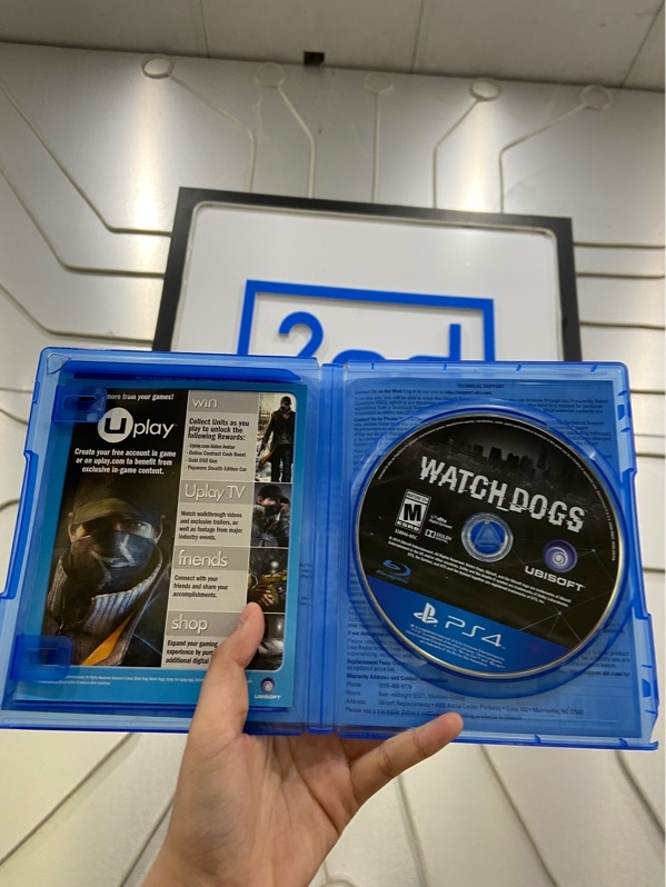 Đĩa Game PS4 - Watch Dogs - Kèm Box
