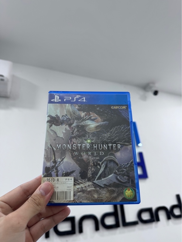 Đĩa PS4 Monter Hunter world - Đĩa thị trường Nhật, có tiếng Anh, xước nhẹ - Kèm box