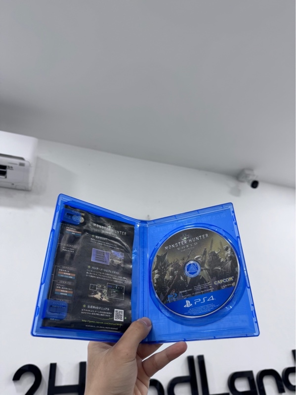 Đĩa PS4 Monter Hunter world - Đĩa thị trường Nhật, có tiếng Anh, xước nhẹ - Kèm box