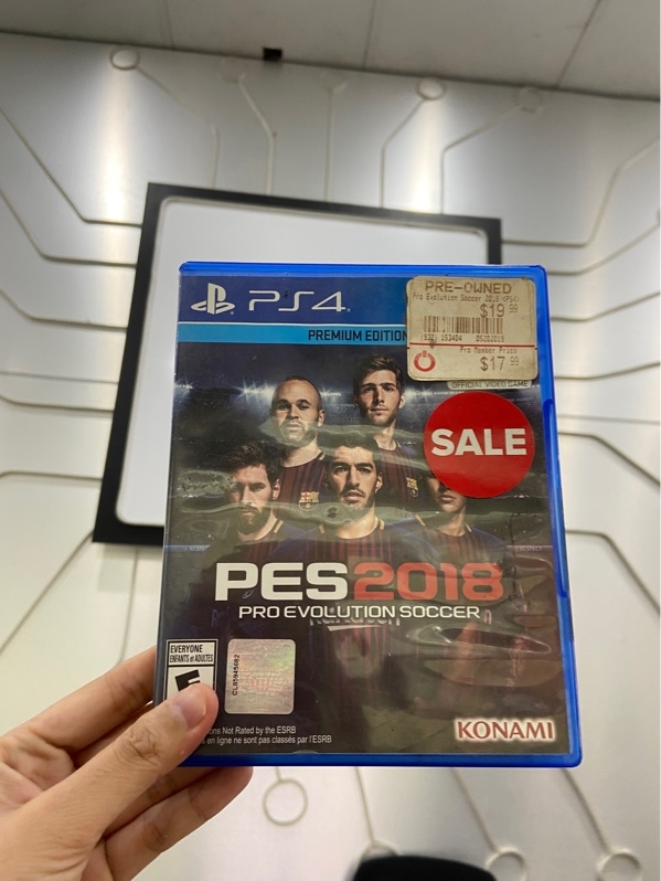 Đĩa PS4 - Pes 2018 Pro Evolution Soccer - Kèm Box