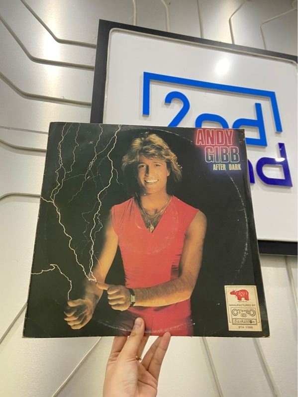 Đĩa Than Andy Gibb After Dark - Màu đen - Ngoại hình: 97% - Box