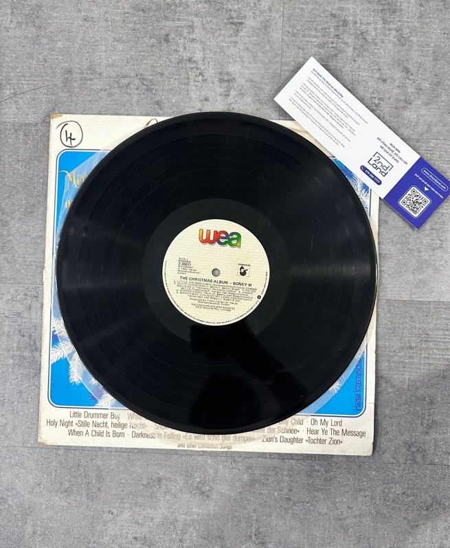 Đĩa than BONEY M - CHRISTMAS ALBUM - Ngoại hình 97% - Box