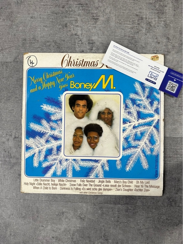 Đĩa than BONEY M - CHRISTMAS ALBUM - Ngoại hình 97% - Box