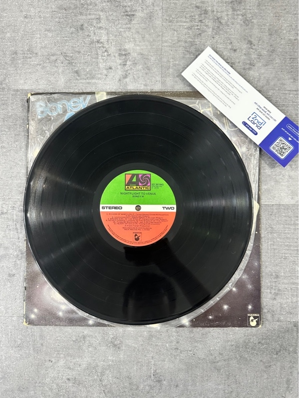 Đĩa than Boney M. - Nightflight To Venus - Ngoại hình 97% - Box