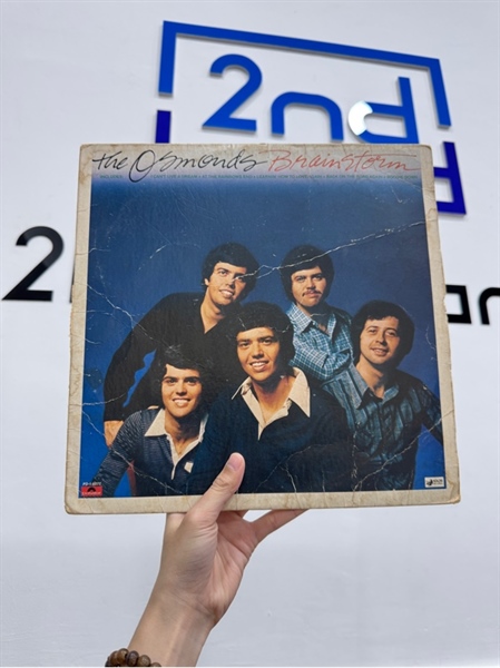 Đĩa than Brainstorm - The Osmonds - Màu đen - Ngoại hình: 98% - Box