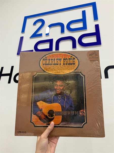 Đĩa than Country Charley Pride - Charley Pride - Màu đen - Ngoại hình: 98% - Box