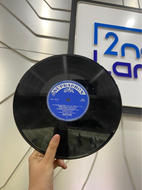Đĩa Than Dalida and Raymond - Màu đen - Ngoại hình: 97% - Box