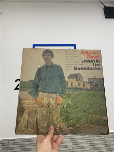 Đĩa than Down In The Boondocks - Billy Joe Royal - Màu đen - Ngoại hình: 98% - Box