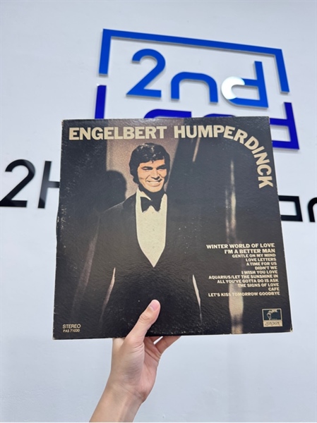 Đĩa than Engelbert Humperdinck - Engelbert Humperdinck - Màu đen - Ngoại hình: 98% - Box