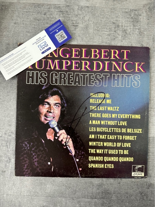 Đĩa than Engelbert Humperdinck – His Greatest Hits - Ngoại hình 97% - Box